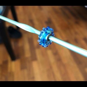 White Cap Authentic Trollbeads bead 61413